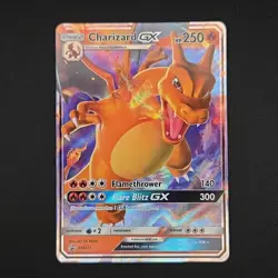 Pokemon TCG Card Charizard GX SM211 Hidden Fates Black Star Promo - NM - Image 1