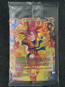 SSG Son Goku, Divine Restraint | Foil PR | Dragon Ball Super Card Game NM Sealed - Image 1