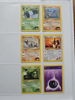WOTC Pokemon TCG - Gym Heroes - 6 Card Lot - Image 1
