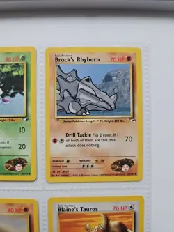 WOTC Pokemon TCG - Gym Heroes - 6 Card Lot - Image 3