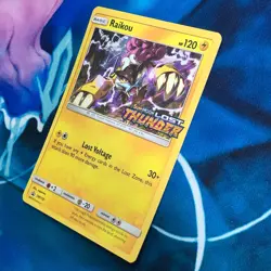 Raikou - SM150 - Prerelease Black Star Holo Rare Promo - Pokemon Card - LP - Image 4