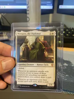 Mangara, the Diplomat Commander: Bloomburrow Regular for sale online - Image 1