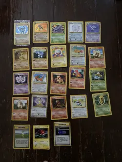 Original Pokemon Card Lot | 23 Total | 5 Holo (sealed Machamp) - Image 1