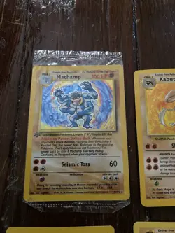 Original Pokemon Card Lot | 23 Total | 5 Holo (sealed Machamp) - Image 5