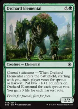 Orchard Elemental -Foil Light Play MTG Conspiracy: Take the Crown - Image 1