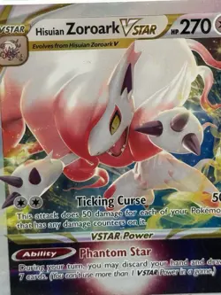 CGC 9 Hisuian Zoroark VSTAR 147/196 Lost Origin Full Art Rare Pokemon Card - Image 1