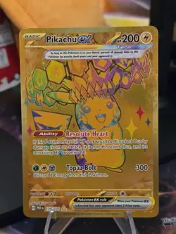 Pokemon Pikachu ex 179/131 Prismatic Evolutions Hyper Rare LP Card - Image 1