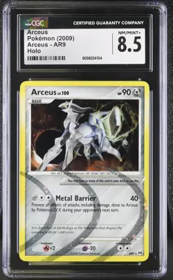 CGC 8.5 Arceus 2009 Arceus AR9 Holo Pokemon Card - Image 1