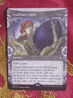 EXTENDED BORDERLESS Cruelclaw's Heist Bloomburrow Magic The Gathering MTG - Image 1