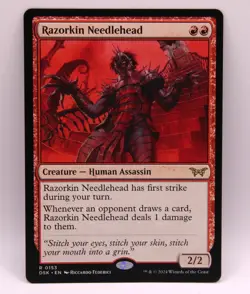 Razorkin Needlehead Duskmourn: House of Horror Regular NM Un-Played - Image 1