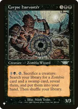 Corpse Harvester - The List Light Play, English Magic the Gathering MTG The List - Image 1
