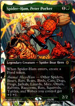 2025 Magic Spider-Man Spider-Ham, Peter Porker Expansion/Rare #201 - Image 1
