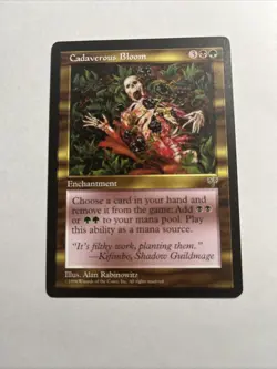 Cadaverous Bloom - Mirage MTG Plus Bonus Rare!!! - Image 1