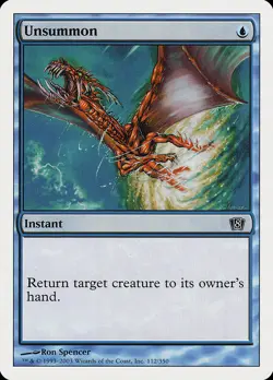 Unsummon [Eighth Edition] Magic MTG - Image 1