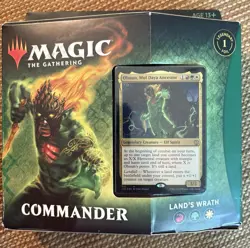 Wizards of the Coast MTG Commander Deck Card Set Land’s Wrath (Sealed) - Image 1