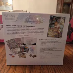 Prismatic Evolutions Pokemon Center Exclusive Elite Trainer Box New Sealed - Image 3