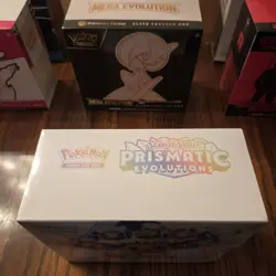 Prismatic Evolutions Pokemon Center Exclusive Elite Trainer Box New Sealed - Image 5