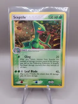 Pokemon TCG Sceptile 004/017 POP Series 1 Holo - Image 1