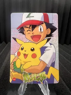 Pokemon Vintage Pocket Monsters Vending HOLO Prism Sticker Bandai 1999 Nintendo - Image 2