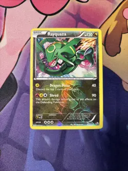 Pokemon Rayquaza 93/113 Legendary Treasures Reverse Holo Rare MP - Image 1