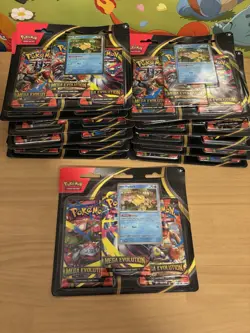 Pokemon TCG Mega Evolution 3 Pack Blister w/ Psyduck Promo NEW & SEALED - Image 2