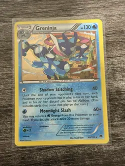 Greninja 40/122 Pokemon TCG Breakpoint Cracked Ice Holo Rare 40/122 - Image 1