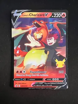 Lance's Charizard V SWSH133 SWSH: Sword & Shield Promo Cards Holo LP - Image 1