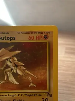 Pokemon TCG Kabutops Holo Rare Card 9/62 Fossil Unlimited NM - Image 2