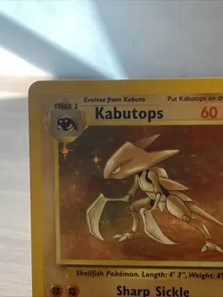 Pokemon TCG Kabutops Holo Rare Card 9/62 Fossil Unlimited NM - Image 3