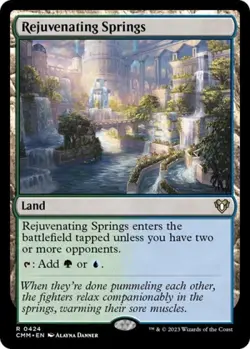 MTG English Rejuvenating Springs NM Foil Commander Masters - Image 1