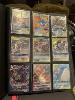 Pokemon Card Binder CollectionLot Massive Rare Holos Mixed Conditions GX IR SIR - Image 1
