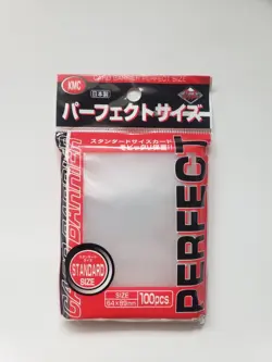 KMC Card Sleeves Perfect Size 5 PackNew Sealed 100 = to 500 sleeves. - Image 2