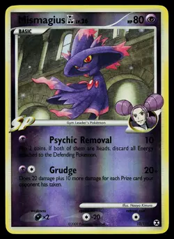 Pokemon Card - Mismagius GL Rising Rivals 10/111 Reverse Holo - Image 1