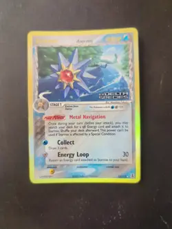 Starmie 15/113 Stamped EX Delta Species Pokemon Card TCG Reverse Holo Rare HP - Image 1