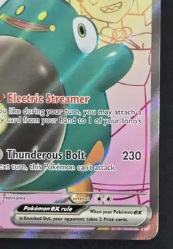 Iono's Bellibolt ex 194 Full Art Scarlet & Violet Promo Pokemon Card NM - Image 4