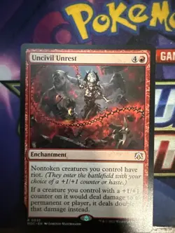 MTG English Uncivil Unrest NM Normal Commander: March of the Machine - Image 1