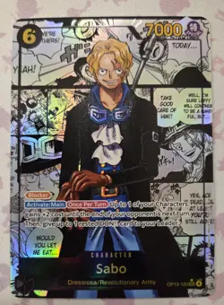 OP13-120 Sabo SEC Manga Rare (Super Alternate Art) One Piece Card Game English - Image 3