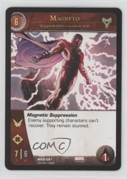 2015 VS System 2 Player Card Game The Marvel Battles Magneto #MNB-097 - Image 1