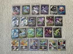 Pokemon TCG Full Art Holo V Star Cards NM Lot of 24 - Lugia, Mewtwo, Dragonite - Image 1