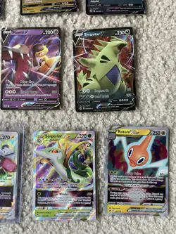 Pokemon TCG Full Art Holo V Star Cards NM Lot of 24 - Lugia, Mewtwo, Dragonite - Image 5
