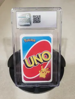 CGC 9 Mewtwo Blue Pokemon Trading Cards Pocket UNO - Image 3