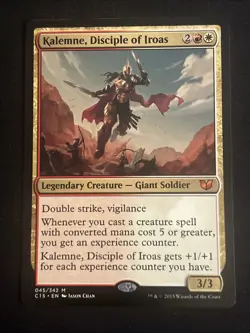 1x Kalemne, Disciple of Iroas (045) Commander 2015 LP MTG Magic the Gathering x1 - Image 1