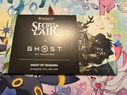 Secret Lair x Ghost of Tsushima RAINBOW FOIL PlayStation MTG SEALED - Image 1