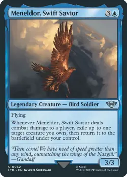 Meneldor, Swift Savior [The Lord of the Rings: Tales of Middle-Earth] Magic MTG - Image 1