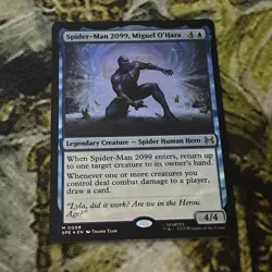 Spider-Man 2099, Miguel O'Hara NM Foil Marvel's Spider-Man: Eternal-Legal - Image 1