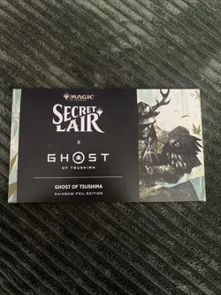 Ghost of Tsushima x Secret Lair Sealed Foil Magic the Gathering MTG In Hand - Image 1