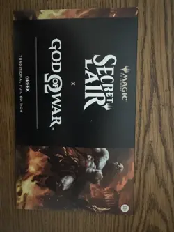 Magic The Gathering Secret Lair God of War: Greek Foil Sealed In-Hand - Image 1