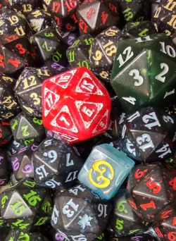 Life Counter ~ SPINDOWN LOT of 25 ~ Oversized D20 PLANAR DIE Bulk Mix Clearance - Image 4
