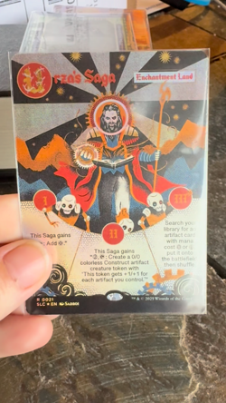 FOIL (NON-HALO) Urza’s Saga Secret Lair Countdown Kit Encyclopedia MTG NM - Image 2