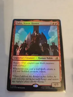 Zuko, Avatar Hunter FOIL MTG Avatar: TLA Eternal-Legal Nm/M *ON HAND* - Image 1